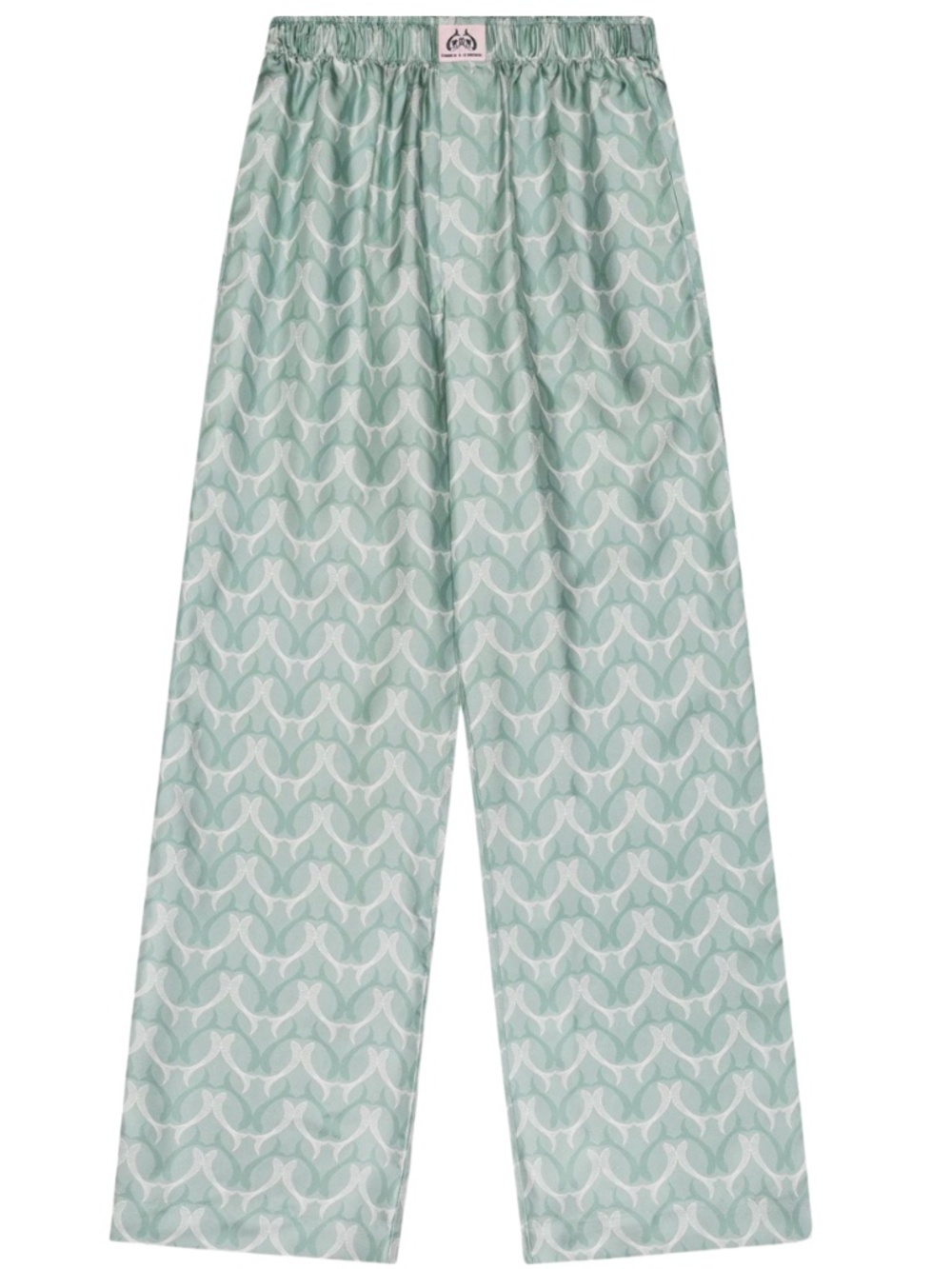 COMME SI & LE SIRENUSE La Boxer Alta Bleu Pants $530 NWOT Sz S